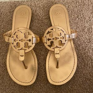 Tory Burch Rose Gold Sandals
